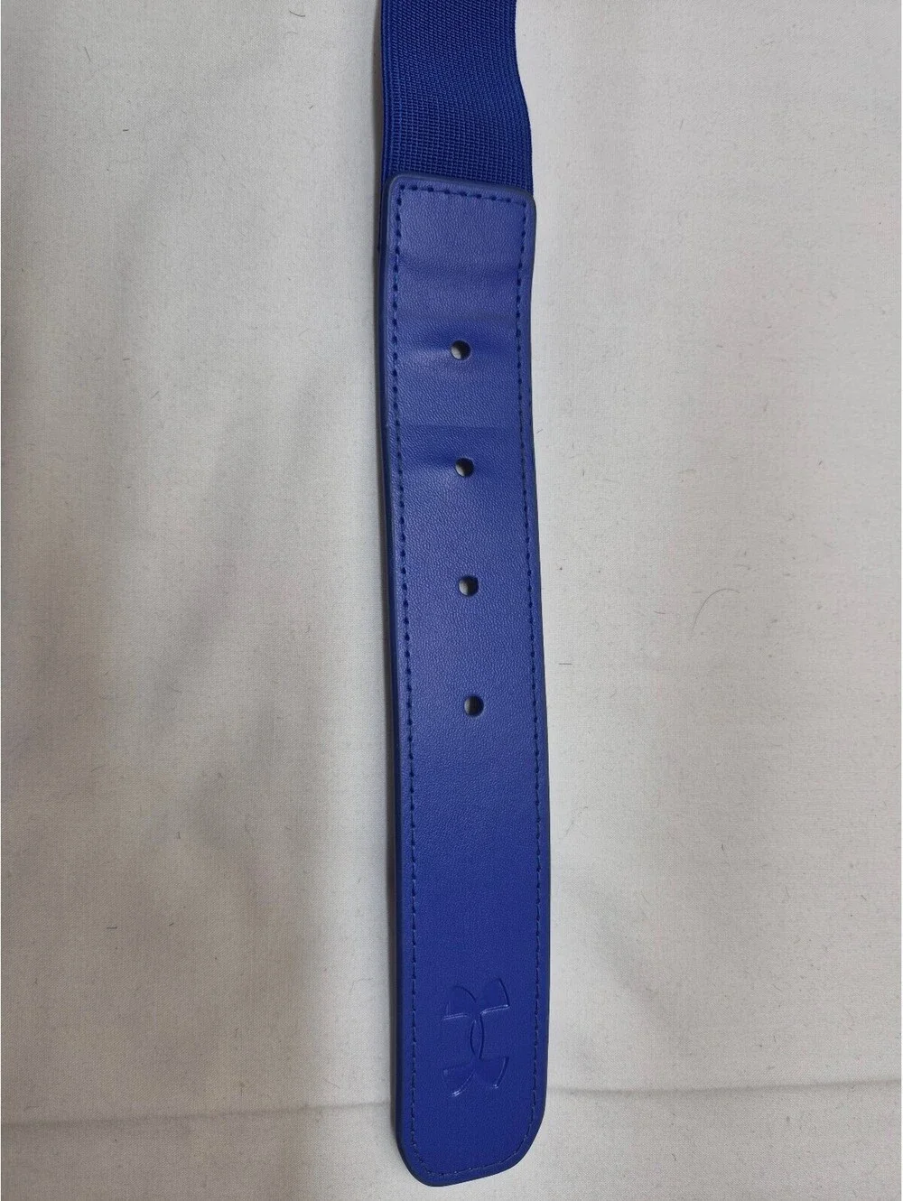 Under Armour Blue Elastic Stretch Belt with Silver Buckle B470
